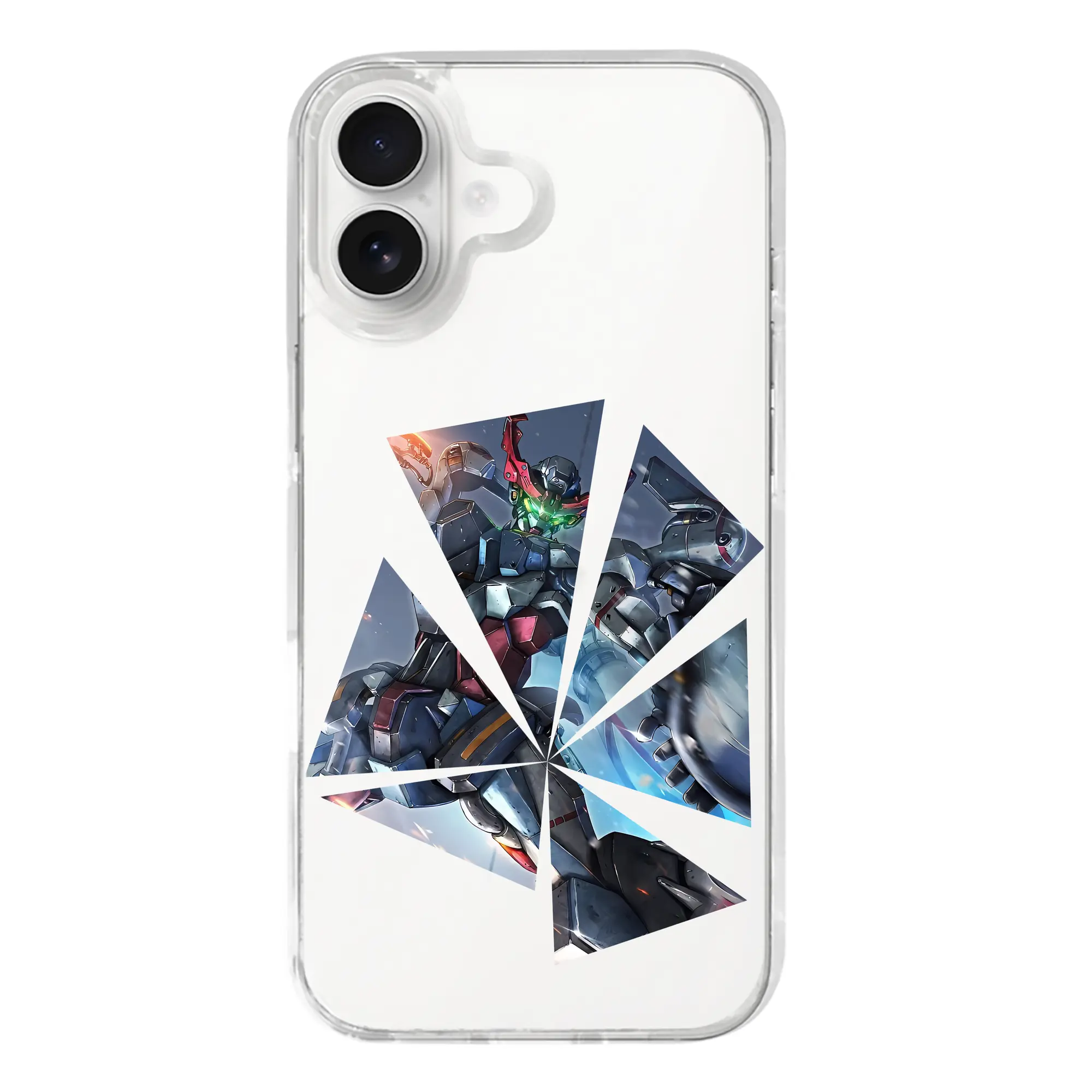 ガンダム グッズ,Gクゥァンタガンダム - iPhone 17シリーズ 透明スマホケース – 薄型・耐衝撃・精密フィット保護カバー